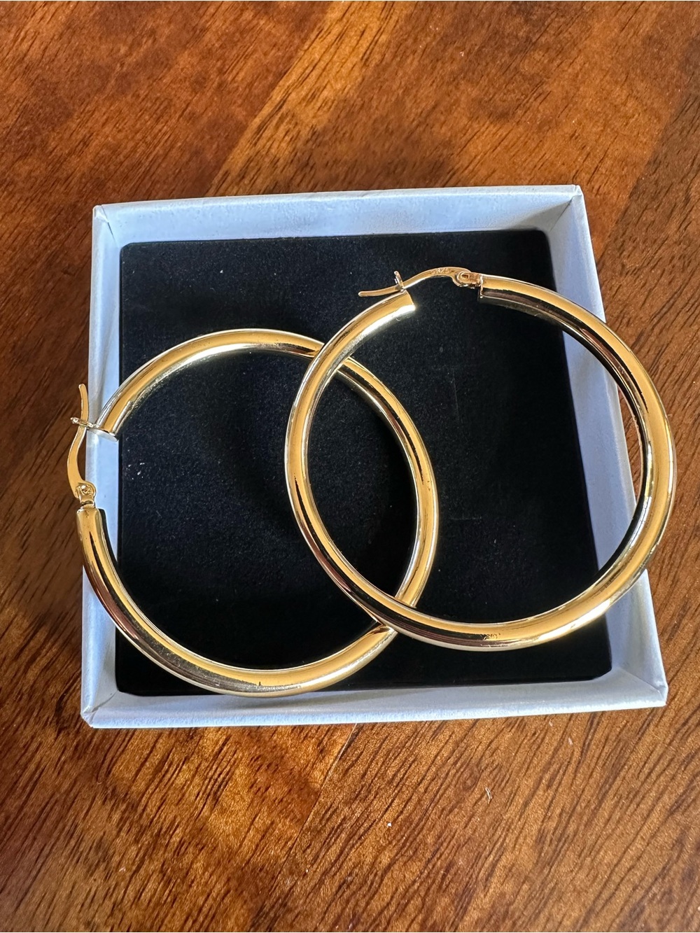 Classic Gold Hoop Earrings - Women Jewelry